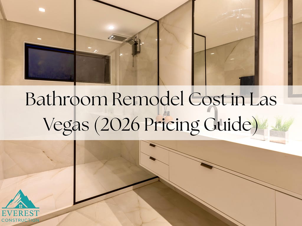 Bathroom Remodel Cost in Las Vegas